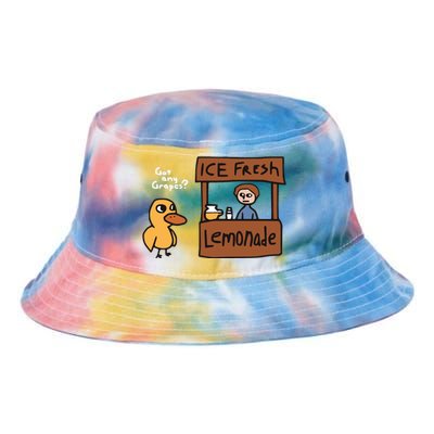 Got Any Grapes The Duck Song Funny Duck Tie Dye Newport Bucket Hat