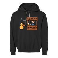 Got Any Grapes The Duck Song Funny Duck Garment-Dyed Fleece Hoodie