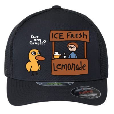 Got Any Grapes The Duck Song Funny Duck Flexfit Unipanel Trucker Cap