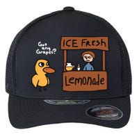 Got Any Grapes The Duck Song Funny Duck Flexfit Unipanel Trucker Cap