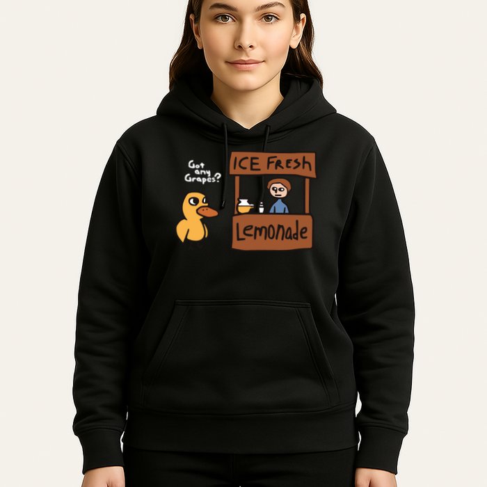 Got Any Grapes The Duck Song Funny Duck Hoodie