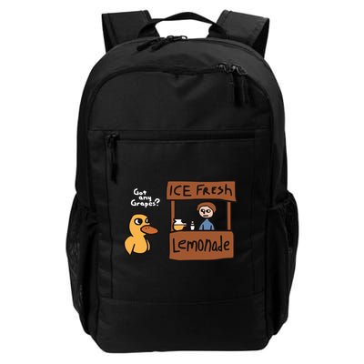 Got Any Grapes The Duck Song Funny Duck Daily Commute Backpack