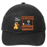 Got Any Grapes The Duck Song Funny Duck 7-Panel Snapback Hat