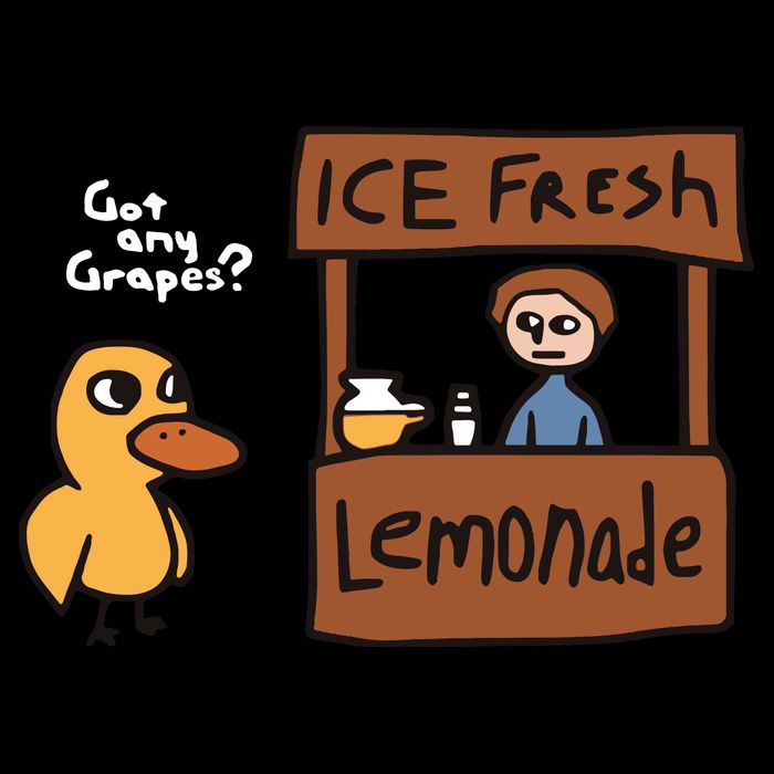 Got Any Grapes The Duck Song Funny Duck Bucket Hat