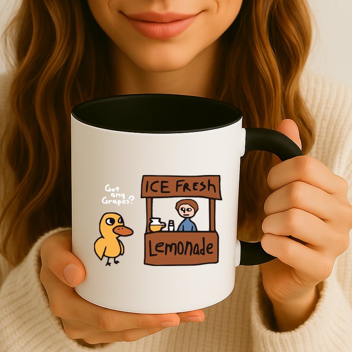 Got Any Grapes The Duck Song Funny Duck Mug