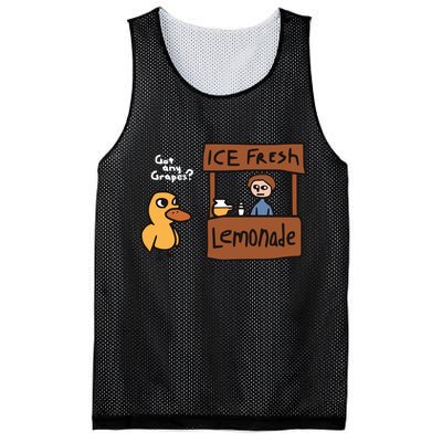 Got Any Grapes The Duck Song Funny Duck Mesh Reversible Basketball Jersey Tank