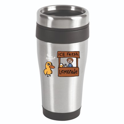 Got Any Grapes The Duck Song Funny Duck 16oz Travel Tumbler