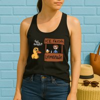 Got Any Grapes The Duck Song Funny Duck Womens Tank Top