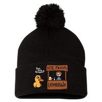 Got Any Grapes The Duck Song Funny Duck Pom Pom 12in Knit Beanie