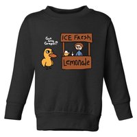Got Any Grapes The Duck Song Funny Duck Toddler Sweatshirt