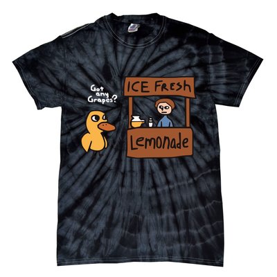 Got Any Grapes The Duck Song Funny Duck Tie-Dye T-Shirt