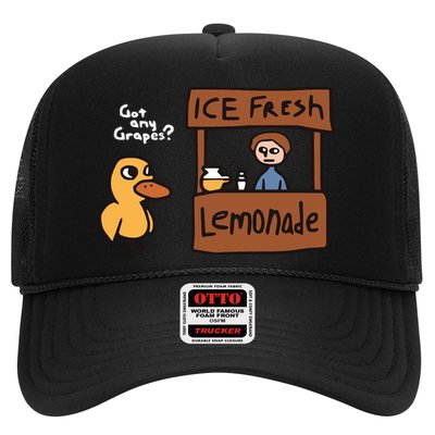 Got Any Grapes The Duck Song Funny Duck Trucker Hat