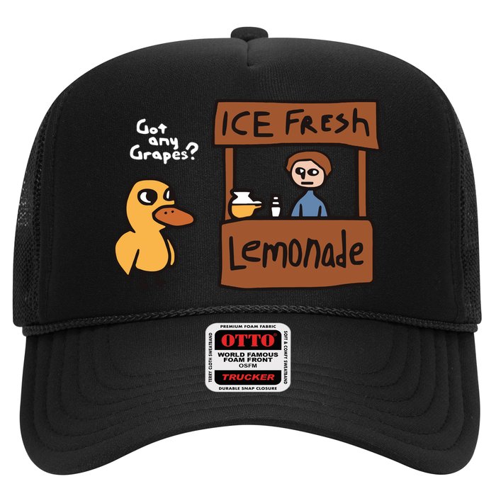 Got Any Grapes The Duck Song Funny Duck Trucker Hat