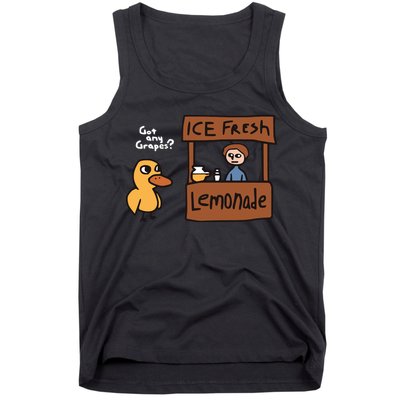 Got Any Grapes The Duck Song Funny Duck Tank Top