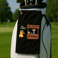 Got Any Grapes The Duck Song Funny Duck Golf Towel