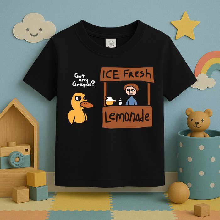 Got Any Grapes The Duck Song Funny Duck Toddler T-Shirt