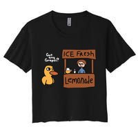 Got Any Grapes The Duck Song Funny Duck Crop Top