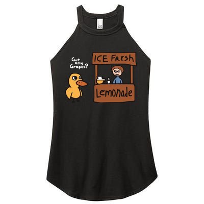 Got Any Grapes The Duck Song Funny Duck Women's Perfect Tri Rocker Tank