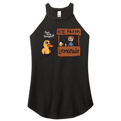 Got Any Grapes The Duck Song Funny Duck Women’s Perfect Tri Rocker Tank