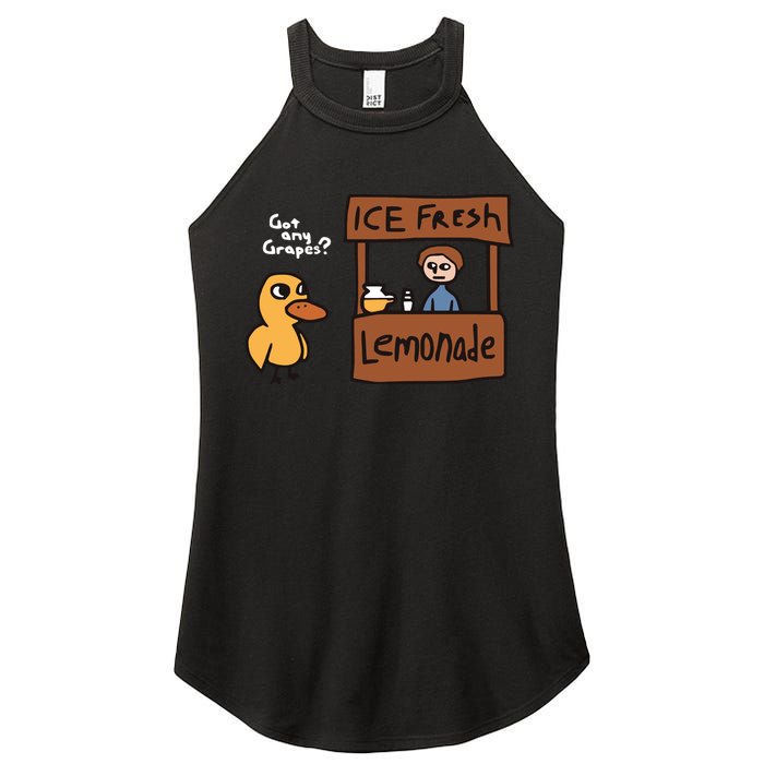 Got Any Grapes The Duck Song Funny Duck Women's Perfect Tri Rocker Tank