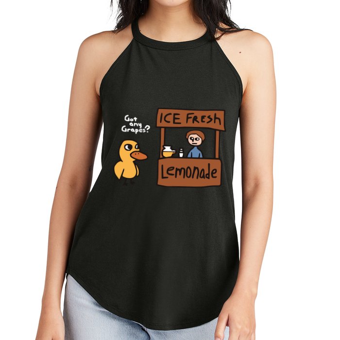 Got Any Grapes The Duck Song Funny Duck Women's Perfect Tri Rocker Tank