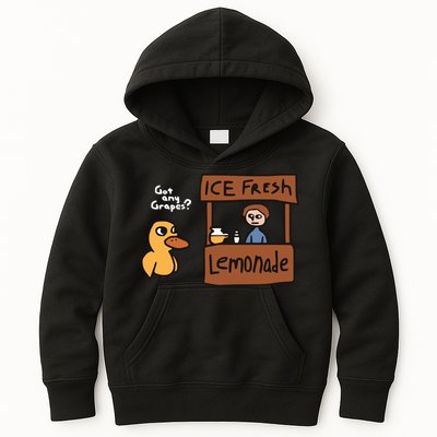Got Any Grapes The Duck Song Funny Duck Kids Hoodie