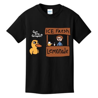 Got Any Grapes The Duck Song Funny Duck Kids T-Shirt