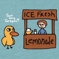 Got Any Grapes The Duck Song Funny Duck Sueded Cloud Jersey T-Shirt