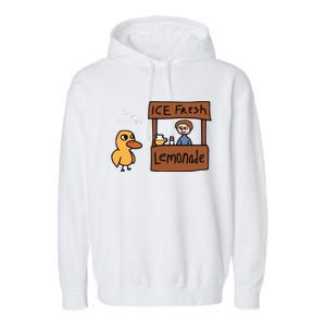 Got Any Grapes The Duck Song Funny Duck Garment-Dyed Fleece Hoodie