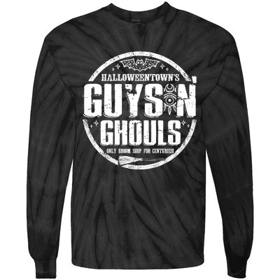 Guys And Ghouls Halloween Only Broom Shop Guys And Ghouls Hallo Tie-Dye Long Sleeve Shirt