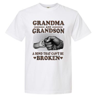 Grandma and Grandson A Bond That Can't Be Broken Mother Day Garment-Dyed Heavyweight T-Shirt