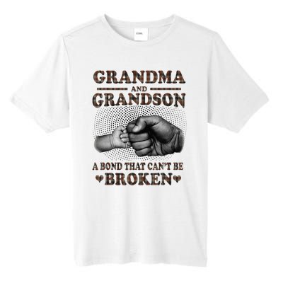 Grandma and Grandson A Bond That Can't Be Broken Mother Day Tall Fusion ChromaSoft Performance T-Shirt