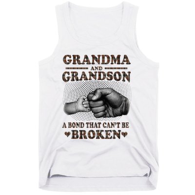 Grandma and Grandson A Bond That Can't Be Broken Mother Day Tank Top