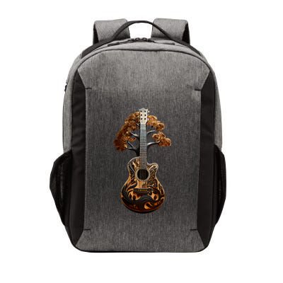 Guitarists Acoustic Guitar Tree By The Lake Nature And Music Funny Gift Vector Backpack