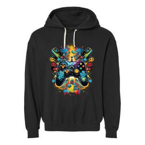 Gamer Aesthetic Graphic Gaming Video Garment-Dyed Fleece Hoodie