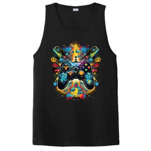 Gamer Aesthetic Graphic Gaming Video PosiCharge Competitor Tank