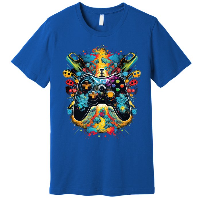 Gamer Aesthetic Graphic Gaming Video Premium T-Shirt