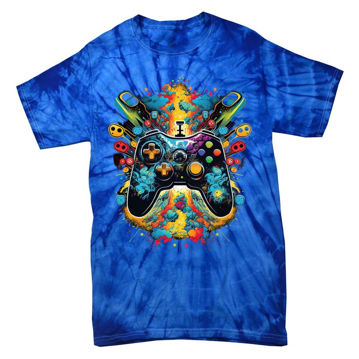 Gamer Aesthetic Graphic Gaming Video Tie-Dye T-Shirt