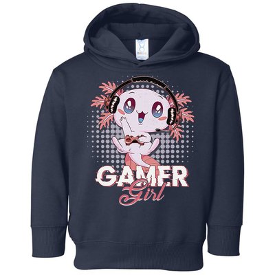 Gamer  Axolotl Gaming Video Game Gift Toddler Hoodie