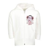 Gamer  Axolotl Gaming Video Game Gift Toddler Zip Fleece Hoodie