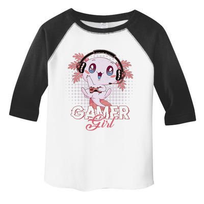 Gamer  Axolotl Gaming Video Game Gift Toddler Fine Jersey T-Shirt