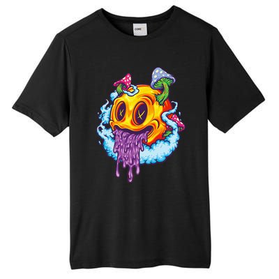 Goblincore Aesthetic Grunge Fungi Mushroom Skull Tall Fusion ChromaSoft Performance T-Shirt