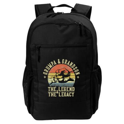 Grumpa And Grandson The Legend And The Legacy Daily Commute Backpack