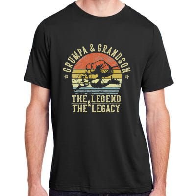 Grumpa And Grandson The Legend And The Legacy Adult ChromaSoft Performance T-Shirt