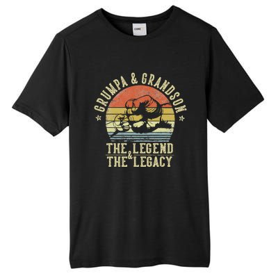 Grumpa And Grandson The Legend And The Legacy Tall Fusion ChromaSoft Performance T-Shirt