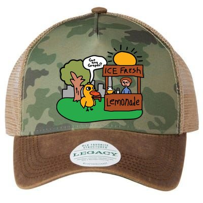 Got Any Grapes Ice Fresh Lemonade Funny Duck Legacy Tie Dye Trucker Hat