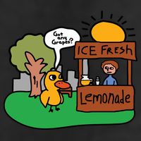 Got Any Grapes Ice Fresh Lemonade Funny Duck 7 Panel Mesh Trucker Snapback Hat