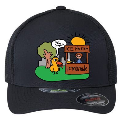 Got Any Grapes Ice Fresh Lemonade Funny Duck Flexfit Unipanel Trucker Cap