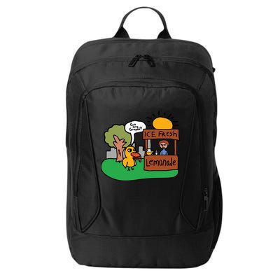 Got Any Grapes Ice Fresh Lemonade Funny Duck City Backpack