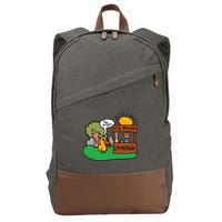 Got Any Grapes Ice Fresh Lemonade Funny Duck Cotton Canvas Backpack